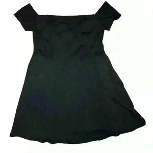 FREE PEOPLE Black Mambo Mini Black Dress